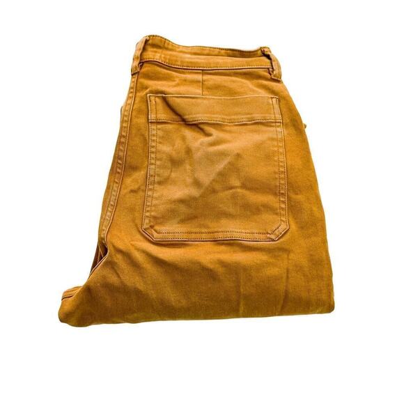 Everlane Cropped Straight Tall Yellow Denim Jeans Size 6 - Picture 1 of 8